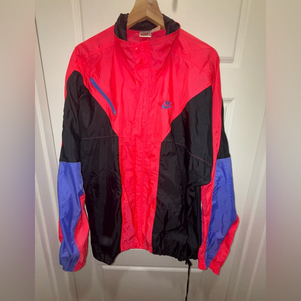 Nike. Vintage Colorblock Windbreaker. Size XL.